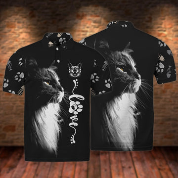 FUNSTUFFPRINT Cats 3D Shirts Design Polo Shirt Size S-5XL