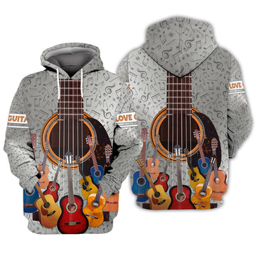 FUNSTUFFPRINT Guitar - 3D Full Print 3D Hoodie and Zip Hoodie