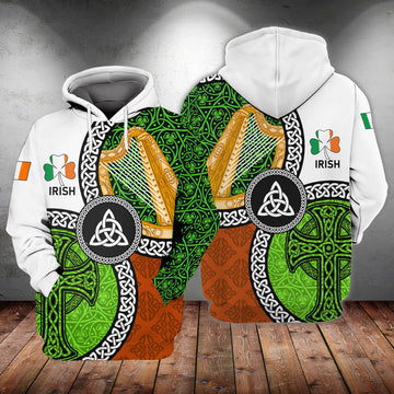 FUNSTUFFPRINT IRISH 3D Hoodie and Zip Hoodie