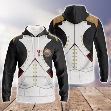 FUNSTUFFPRINT Napoleon - Full Print 3D Hoodie and Zip Hoodie