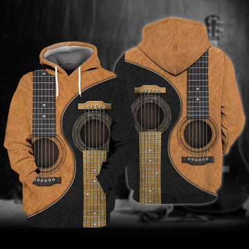 FUNSTUFFPRINT Love Guitar 3D Hoodie and Zip Hoodie