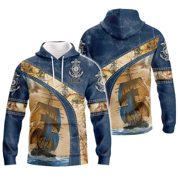 FUNSTUFFPRINT 3D Full Print - SAILING 3D Hoodie and Zip Hoodie