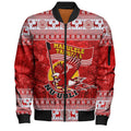 FUNSTUFFPRINT American Samoa Bomber Jacket Nu'uuli Christmas Style 3D Bomber Jacket