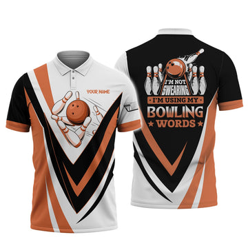 Custom Bowling I'm Not Swearing Personalized Name 3D Polo Shirt