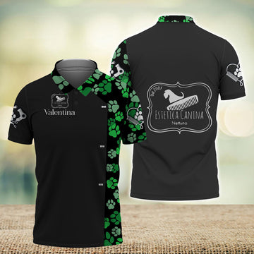 FUNSTUFFPRINT Groomer Order 3D Shirts Design Polo Shirt Size S-5XL