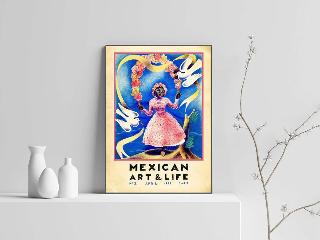 Mexican Art And Life, April 1938, Poster Decor Poster and Canvas