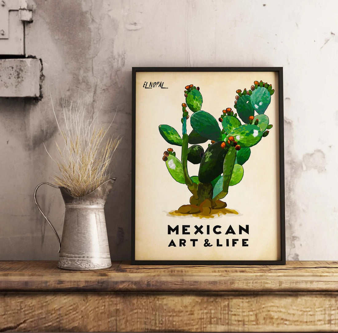 Mexican Art And Life, Gift For Mexican, Poster Decor Poster and Canvas
