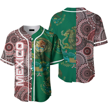 Personalized Mexico Vintage, Baseball Jersey Shirt, Gift For Mexicans, Mexico Lovers