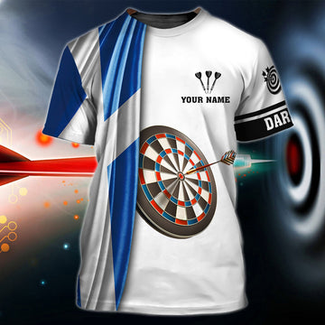 FUNSTUFFPRINT Darts - Personalized Name 3D T-shirt