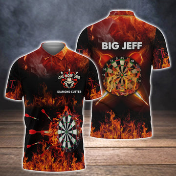 FUNSTUFFPRINT One More Dart, TNTS Big Jeff - 3D Polo Shirt