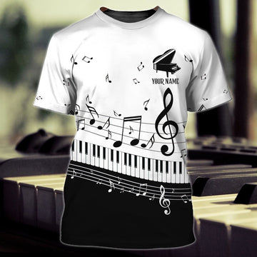 FUNSTUFFPRINT PIANO01 - 3D T-Shirt