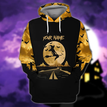 FUNSTUFFPRINT Halloween - Personalized Name 3D Hoodie and Zip Hoodie