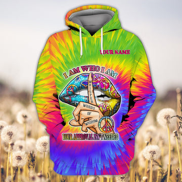 FUNSTUFFPRINT Custom Hippie 3D Hoodie and Zip Hoodie