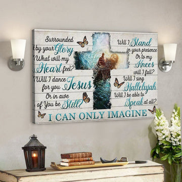I Can Only Imagine - Jesus Canvas Wall Art - Jesus Landscape Canvas Print