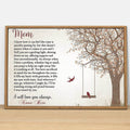 Custom Mom Poster, I Know How It Can Feel Like Time Is Quickly Passing By But That Doesn’t Matter When It Comes To You And I Poster and Canvas