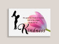 Mother And Child She Open Her Mouth In Wisdom And On Her Tongue Is The Law Of Kindness Poster and Canvas