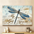 My God That Is Who You Are Dragonfly Jesus Canvas Wall Art - Jesus Canvas Pictures - Christian Wall Posters