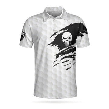Never Underestimate An Old Man With A Golf Club Polo Shirt, White Skull Polo Shirt, Best Golf Shirt For Men