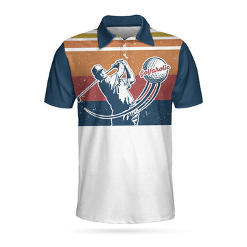 Never Underestimate An Old Man With A Golf Club Polo Shirt, Vintage Golfing Polo Shirt, Golf Shirt With Sayings