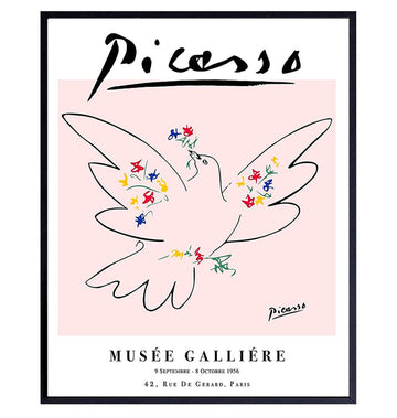 Pablo Picasso, Musee Galliere, Poster Decor, Pablo Picasso Art Poster and Canvas
