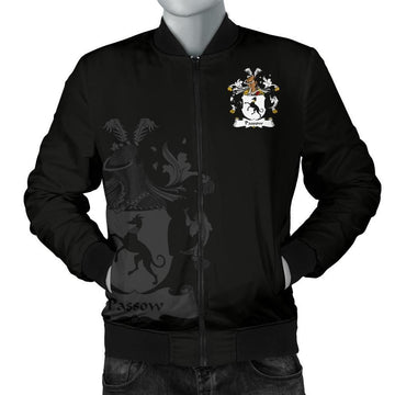 FUNSTUFFPRINT Passow Germany Men's Bomber Jacket - German Family Crest 3D Bomber Jacket