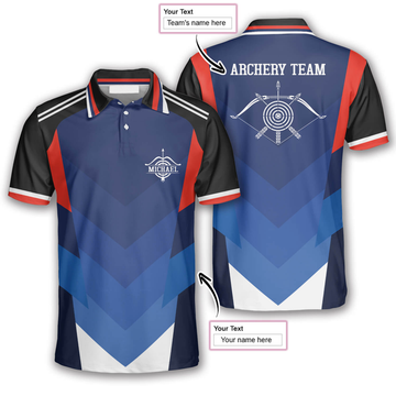 Custom 3D All Over Print Archery Superior Custom Archery Polo Shirts For Men, Idea Gift for Archery Lover