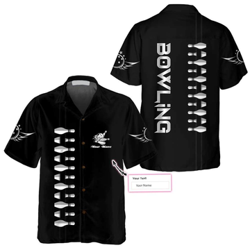 Custom Personalized Name Bowling Custom Hawaiian Shirt, Bowling Shirt For Men & Women, Idea Gift for Bowler
