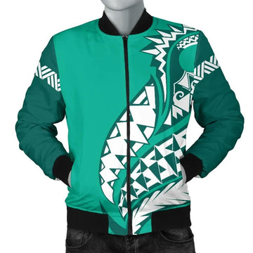 FUNSTUFFPRINT Polynesian Men 3D Bomber Jacket