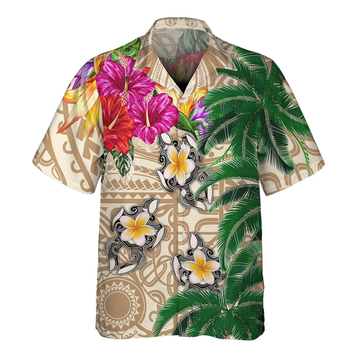 Puerto Rico Turtle - 3D Hawaiian Men's, Gift for Turtle lovers