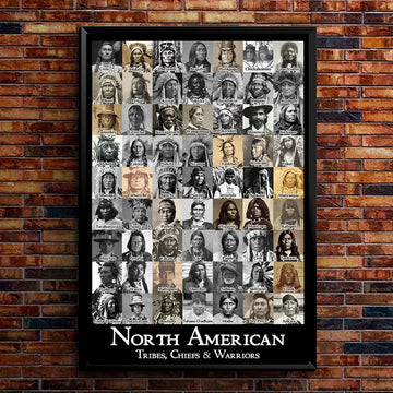 North American Tribes Chiefs And Warriors Women Poster and Canvas