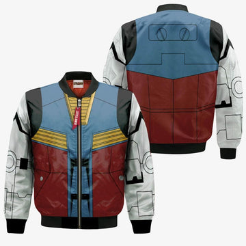 FUNSTUFFPRINT RX-78-2 Bomber Jacket Custom Gundam Cosplay Costumes 3D Bomber Jacket