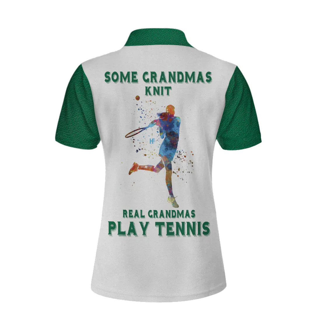 Real Grandmas Play Tennis Women Short Sleeve Polo Shirt, Cool Tennis Polo Style Shirt, Best Tennis Gift
