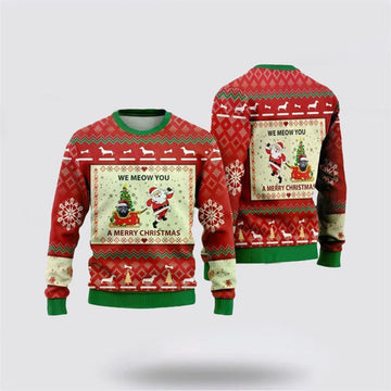 FUNSTUFFPRINT Russian Blues Ugly Christmas Sweater For Men And Women, Best Gift For Christmas, Christmas Fashion Winter Ugly Sweater