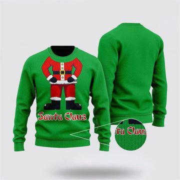 FUNSTUFFPRINT Santa Claus Ugly Christmas Sweater – Christmas Gifts For Frends Ugly Sweater
