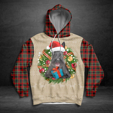 FUNSTUFFPRINT 3D Scottish Terrier Christmas Awesome All Over 3D Hoodie and Zip Hoodie