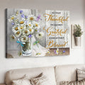 So Very Thankful Incredibly Grateful Unbelievably Blessed, Poster Decor Poster and Canvas