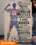 Custom Socer Lover, I Stand Apart From The Rest I Stand As The Last Line Of Defense Poster and Canvas