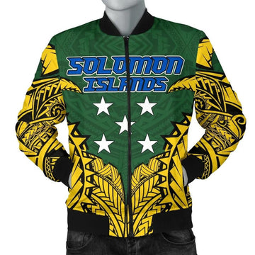 FUNSTUFFPRINT Solomon Islands Premium Men's 3D Bomber Jacket