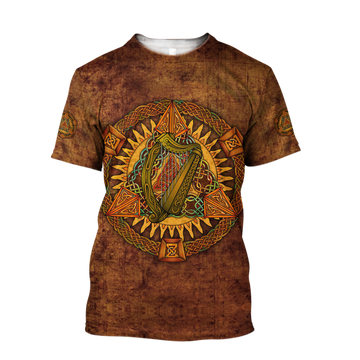 FUNSTUFFPRINT Dilypod Irish St. Patrick Day Men and Women, Best GifT-Shirt for Irish Man 3D T-shirt