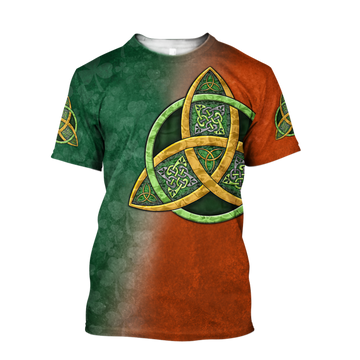 FUNSTUFFPRINT Irish St.Patrick Day Men and Women, Gift For Patrick's Day, Shamrock Shirt 3D T-shirt