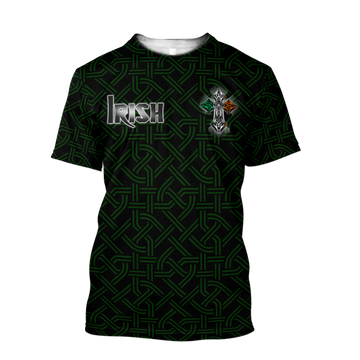FUNSTUFFPRINT 3D All Over Print Pride Irish Man Shirt, PerfecT-Shirt For St Patrick's Day, Patrick's Day Idea Shirt 3D T-shirt