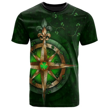 FUNSTUFFPRINT St. Patrick's Day Celtic Irish Compass Shamrock Shirts Hoodie Zip Hoodie Sweater 3D T-shirt
