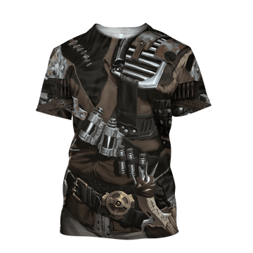 FUNSTUFFPRINT Cowboy Sublimation On Shirt Men Women 3D T-shirt