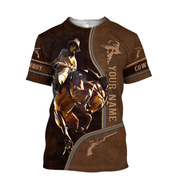 Customized Cowboy No Wild WesT-Shirt Custom Cowboy T-Shirts