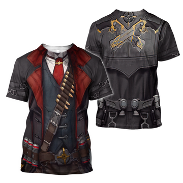 FUNSTUFFPRINT 3D All Over Print Cowboy Cosplay T-Shirt Cowboy Clothing 3D T-shirt