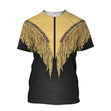 FUNSTUFFPRINT 3D Black And Yellow Cowboy Shirt No Cosplay 3D Over Printed Unisex Cowboy Tee Shirts 3D T-shirt