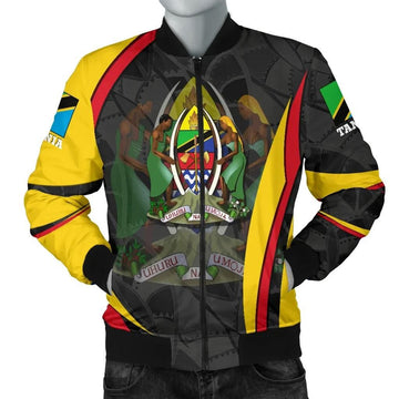 FUNSTUFFPRINT Tanzania Bomber Jacket (Men) - Tanzania Spirit - 3D Bomber Jacket