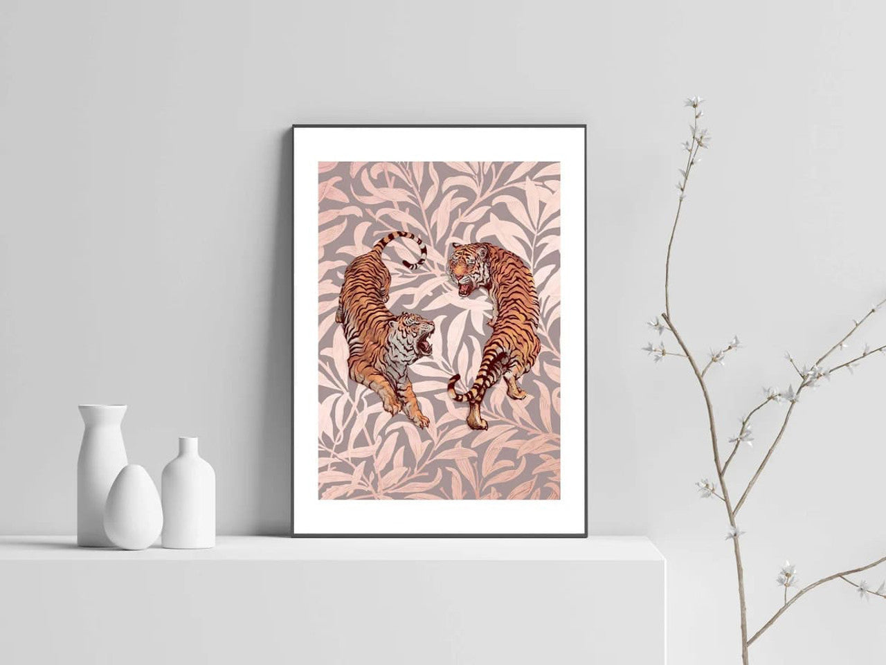 Tiger Poster, Tiger Couple, Poster Decor Poster and Canvas