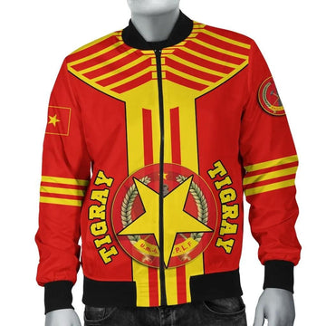 FUNSTUFFPRINT Tigray Bomber Jacket New 3D Bomber Jacket