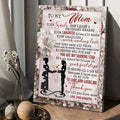 To My Mom, Your Smile Can Light A Thousand Hearts Your Laughter Dries All Tears, Mother’s Day Poster and Canvas